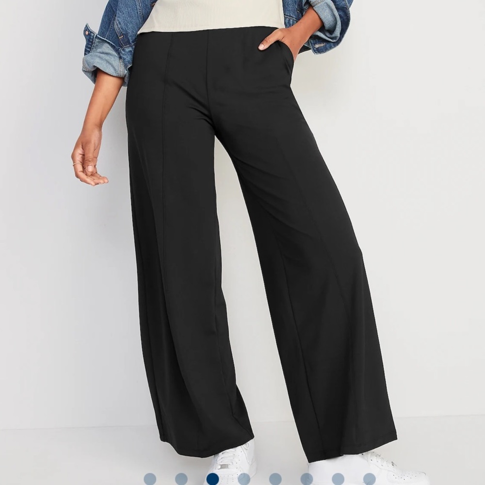 High waisted pixie wide leg pants - 8 TALL